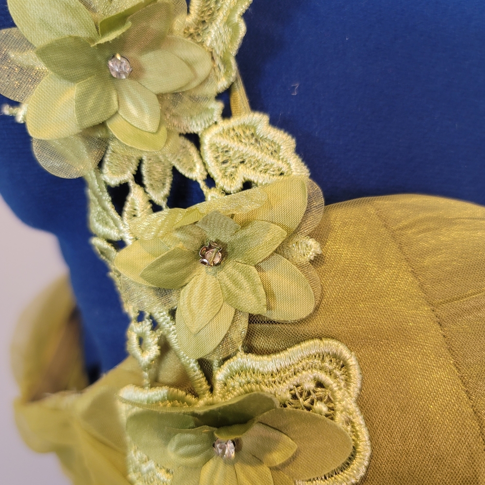 Faereisty NWOT Chartreuse Ballgown Corset Size 2XL - Picture 7 of 8